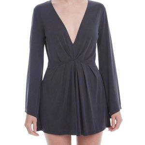 LUSH charcoal romper